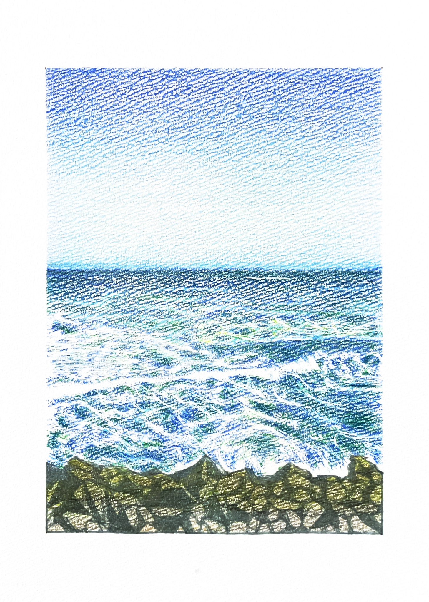 鉛筆画 スイス風景 A5サイズ 鉛筆画 スイス風景 A5サイズ