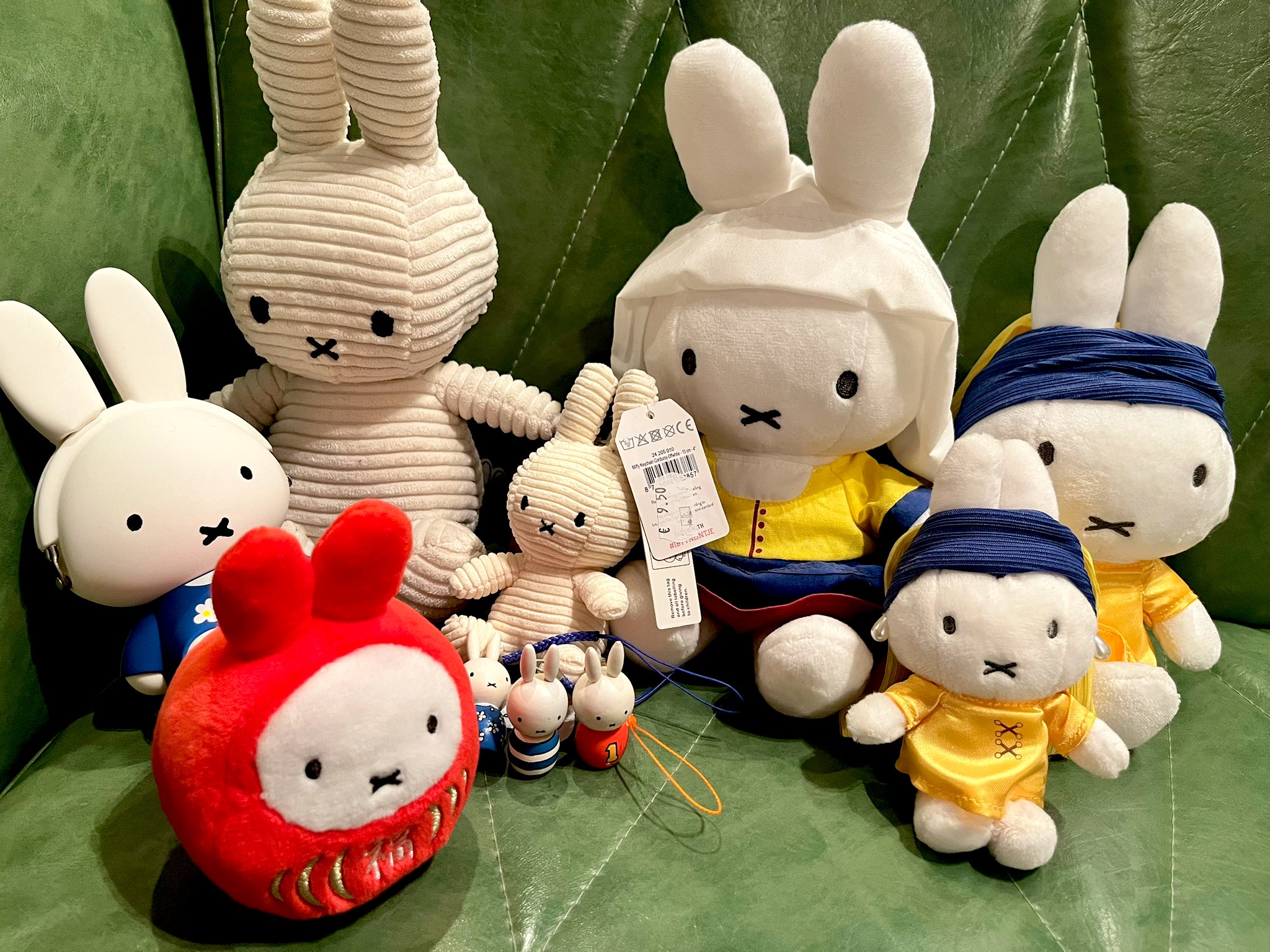 限定品】ミッフィー オーナメント&キーホルダー セット 真珠の耳飾りの