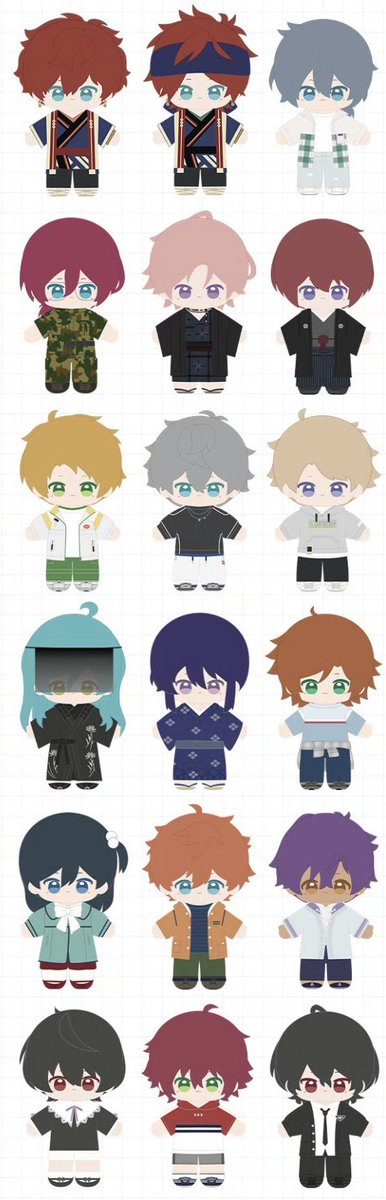 あんスタ 中国 童心珍藏 ぬいぐるみ&ぬい服 8月17日より中国公式