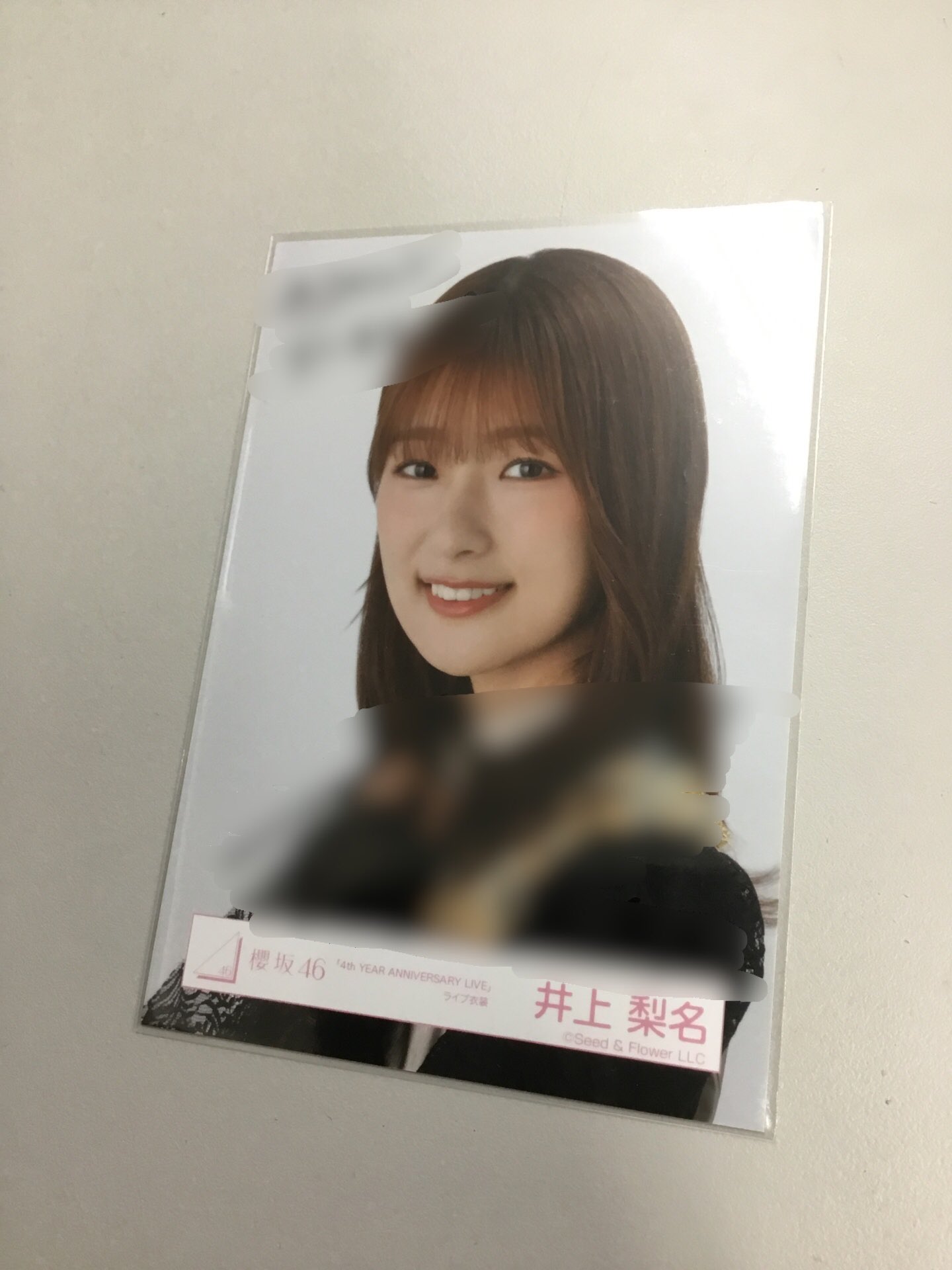 櫻坂46 井上梨名 サクコレ A賞 会場限定 くじ 当選 直筆 サイン チェキ
