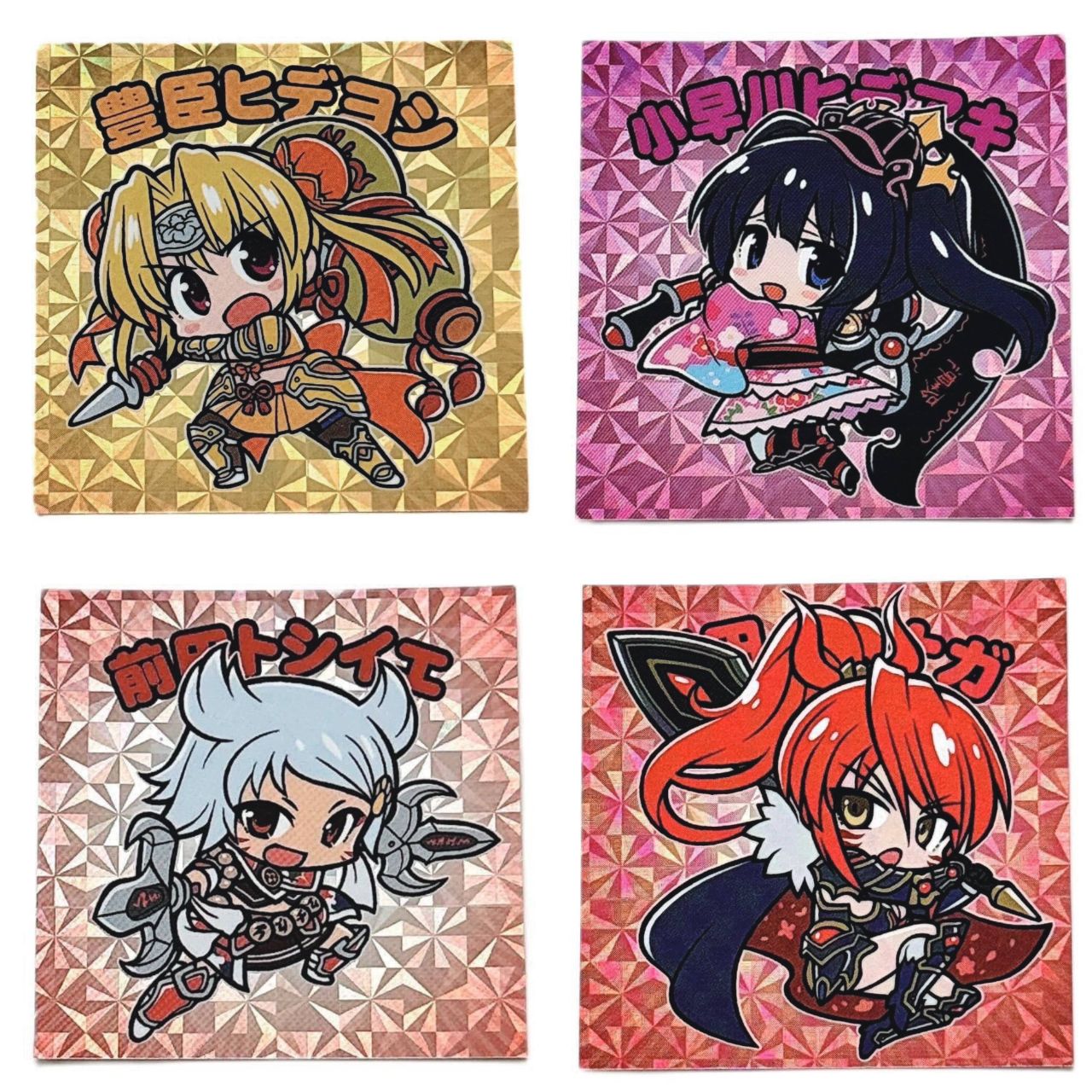 戦国乙女 かぎっ娘ステッカー 全種セット 戦国乙女 かぎっ娘ステッカー