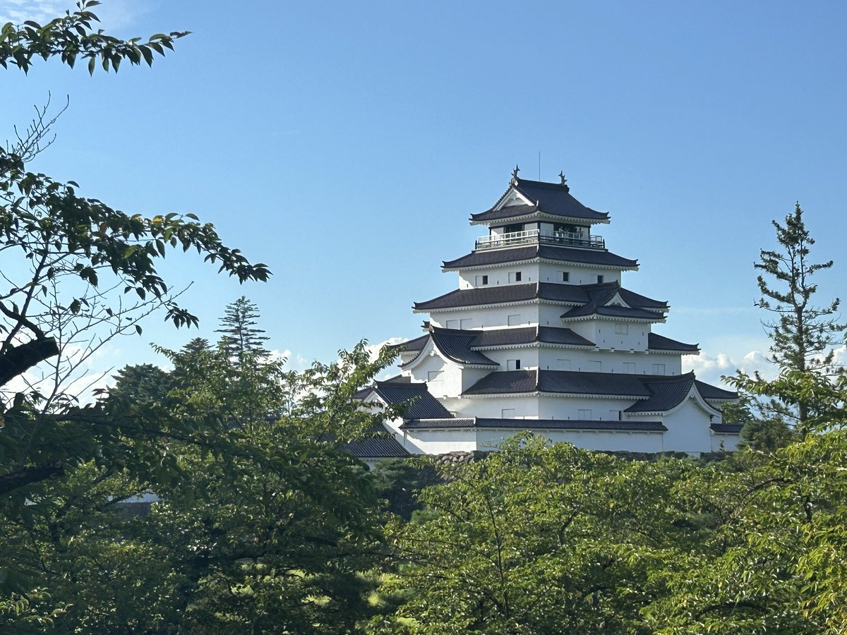 ○ 美麗! 鶴ヶ城 会津若松城 福島県 高精細 プリント 写真○ ○