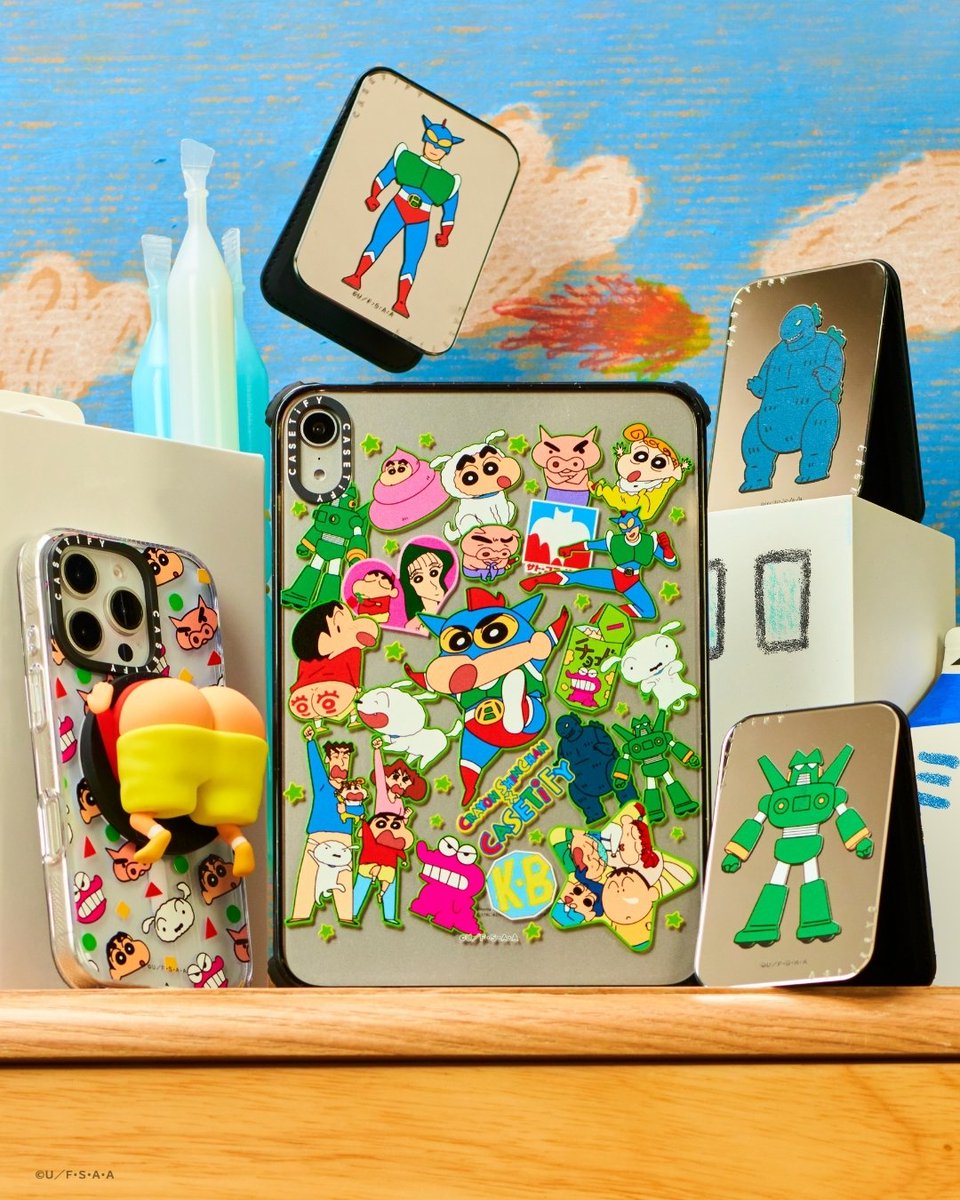 クレヨンしんちゃん x CASETiFY スマホをしんちゃんワールドに