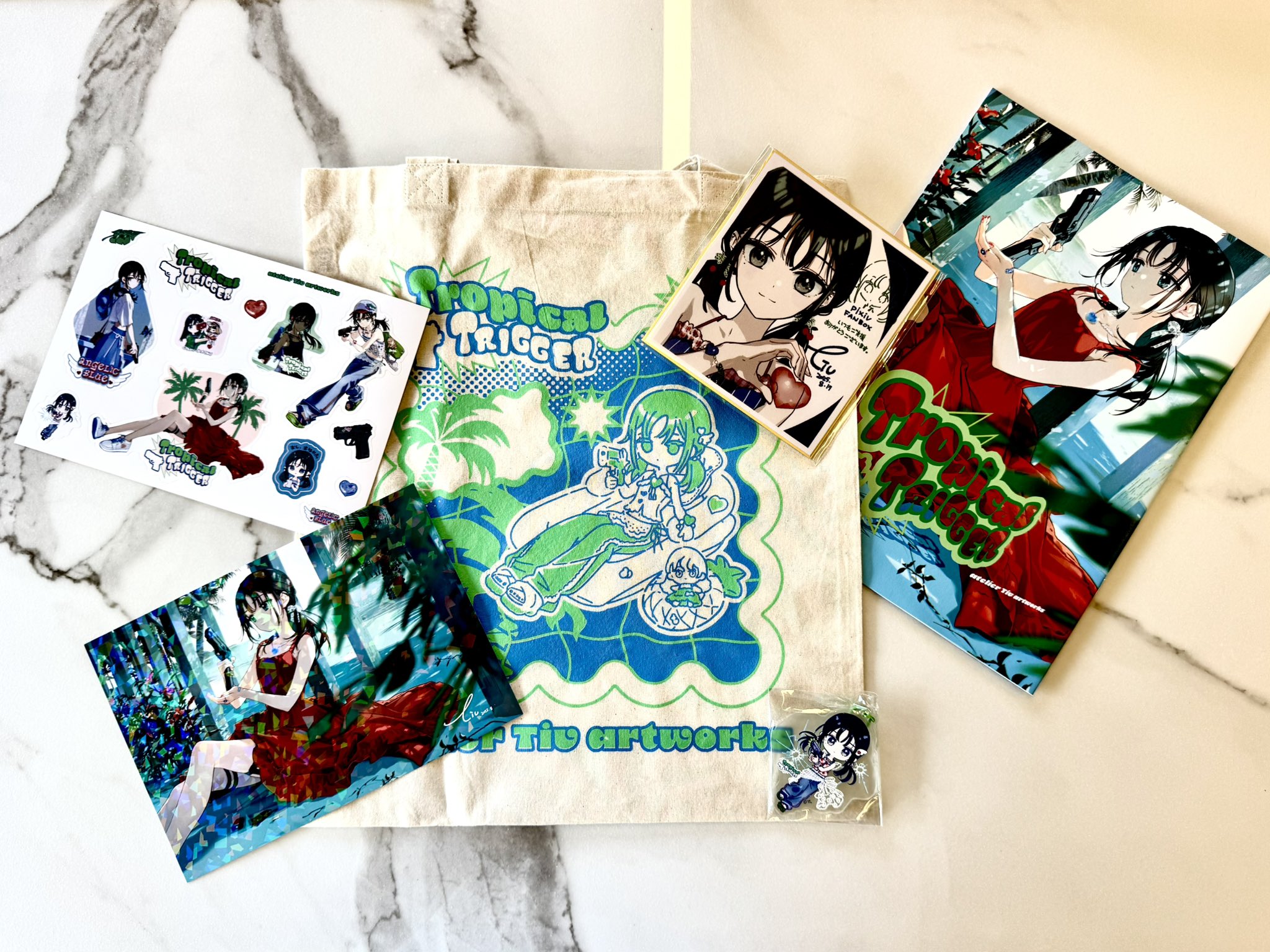 山下クロヲ 色紙 コミックマーケット105 限定 直筆 描き下ろし 河合一