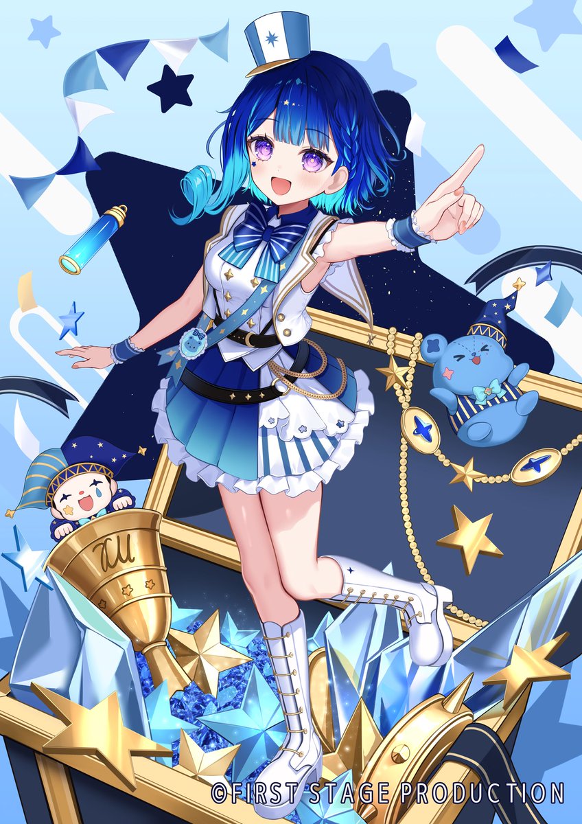 FIRST STAGE PRODUCTION いちプロ 星影テトラ 缶バッジ FIRST STAGE