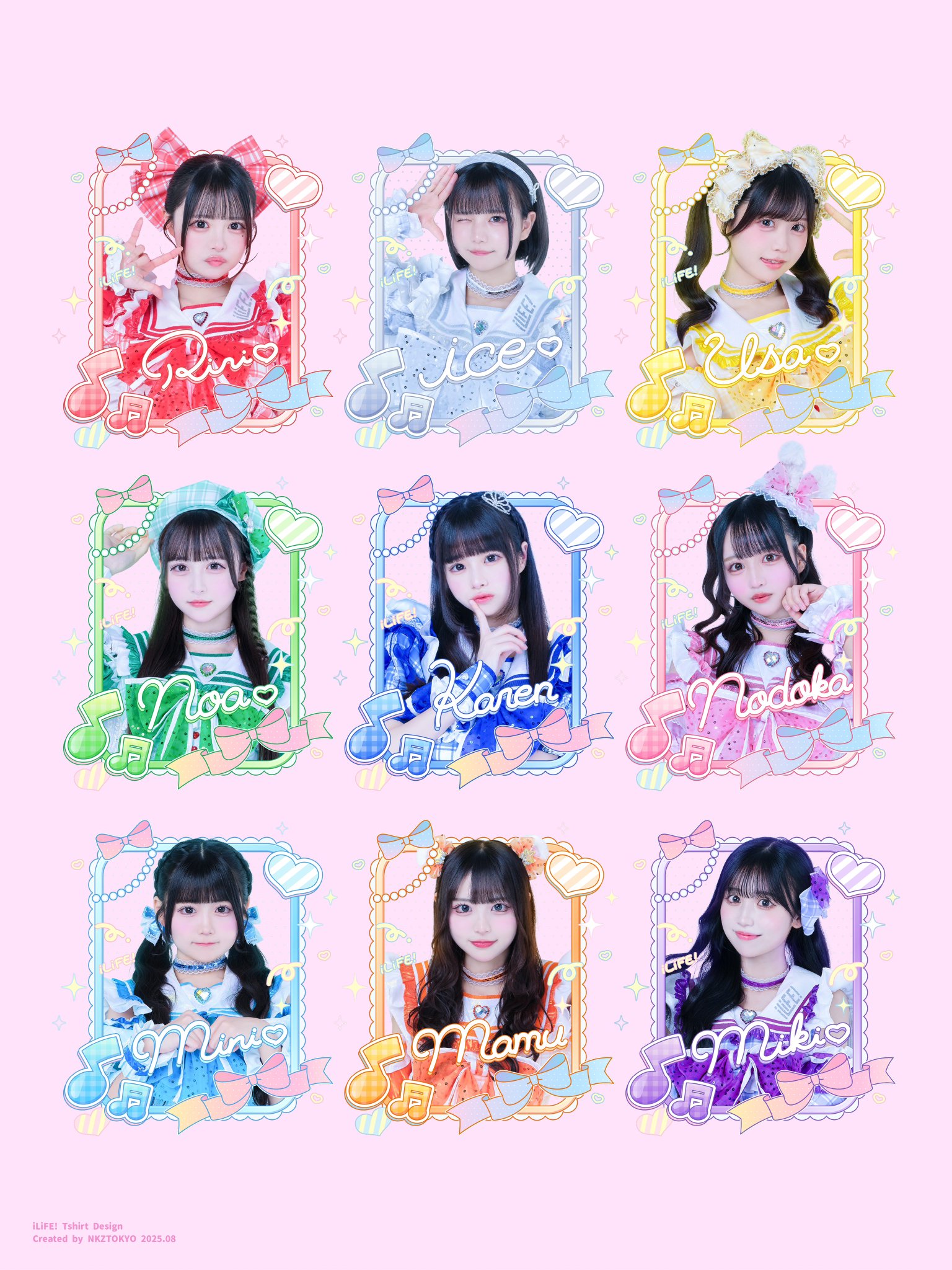 iLiFE! ONE LIFE! くじ 実写推しTシャツ 小熊まむ iLiFE! ONE LIFE