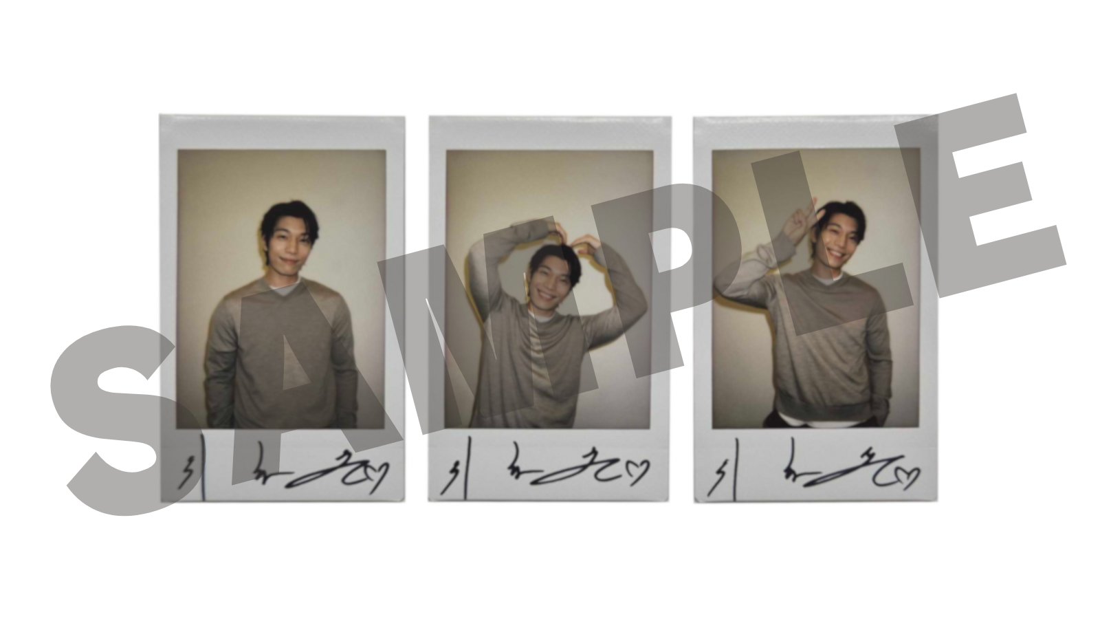 WEi 購入 ヨンハ サイン入り ポラロイド