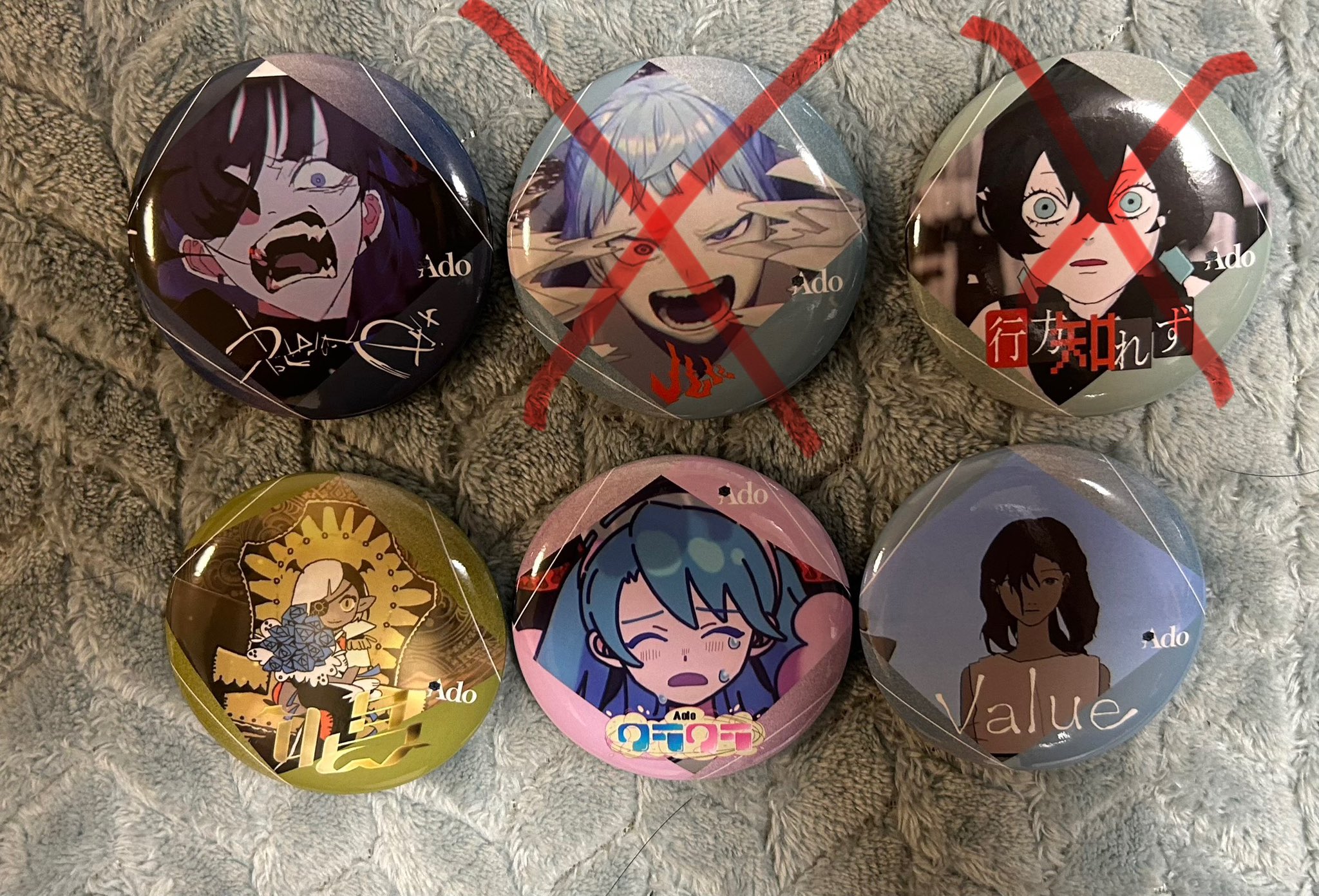 Ado マーズ モナ・リザの横顔 缶バッジ Ado マーズ モナ・リザの横顔