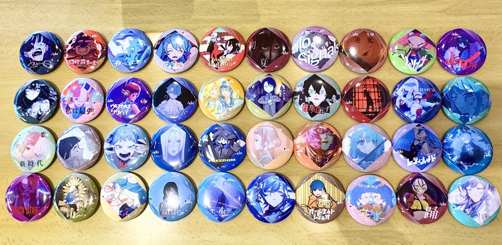 ツイステ ブレイジングジュエル ブレジュ 缶バッジ イデア Disney