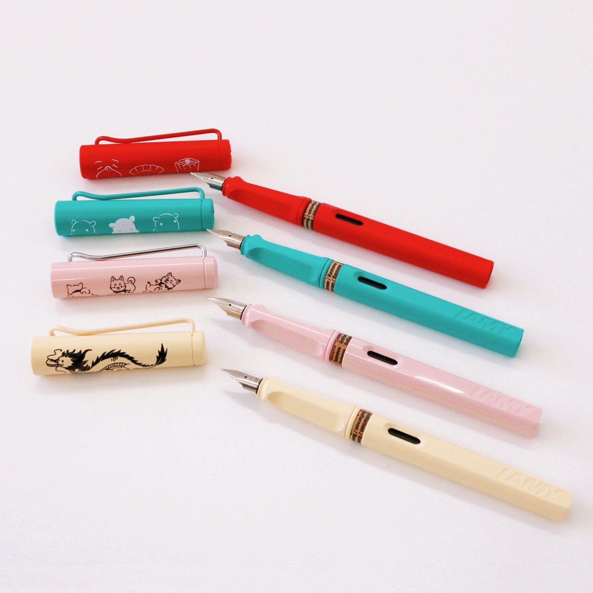 文具女子博限定 ラミーサファリ LAMYsafari 万年筆 めんだこ 文具女子