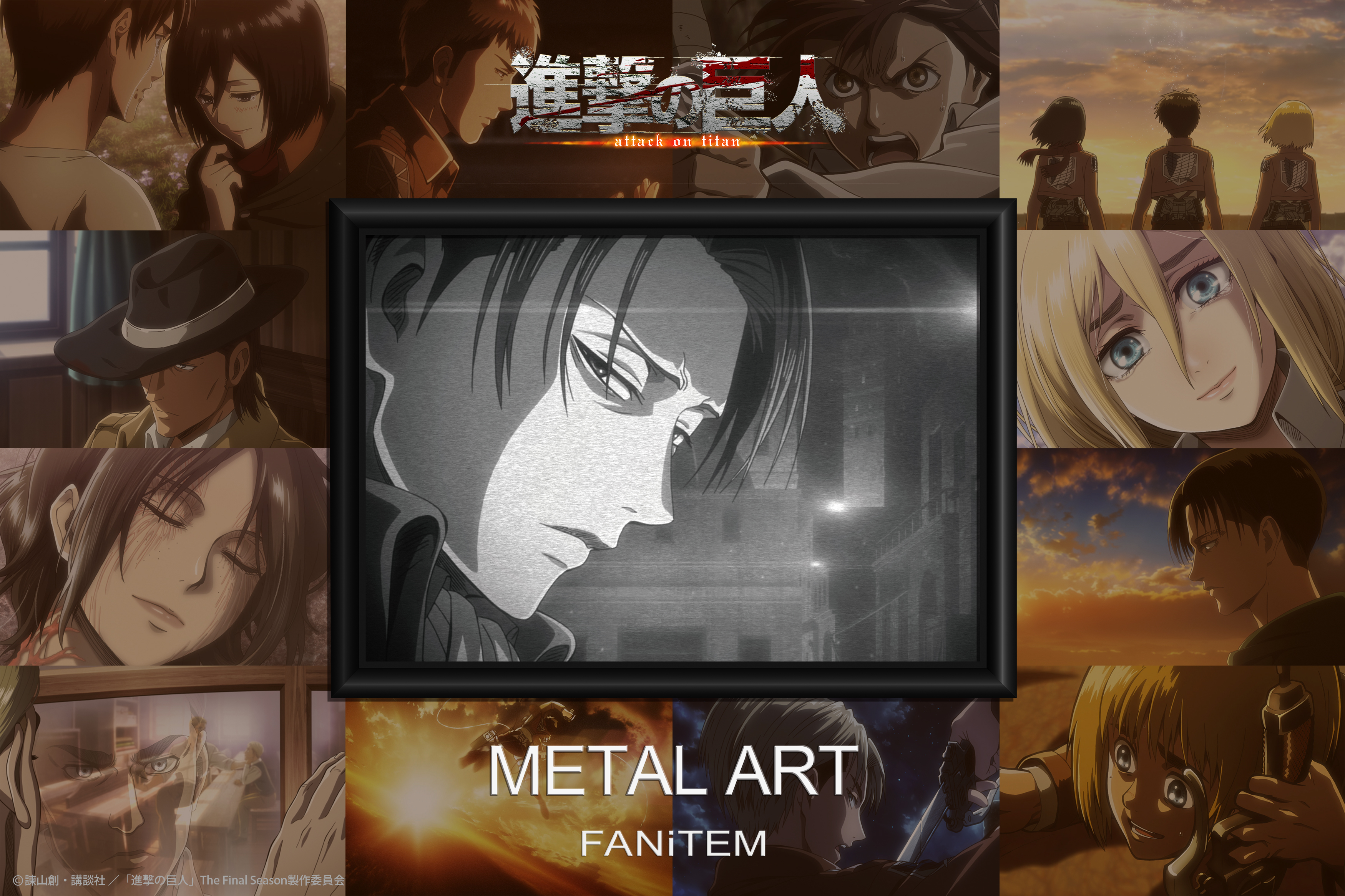 進撃の巨人 リヴァイ メタルアート No.005 進撃の巨人 リヴァイ メタル