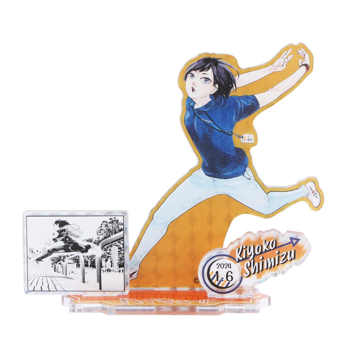 ハイキュー バボカ 清水潔子 サイン入り ジャンプショップステッカー