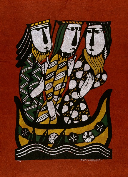 洗足」渡邉禎雄 1982年作 洗足」渡邉禎雄 1982年作