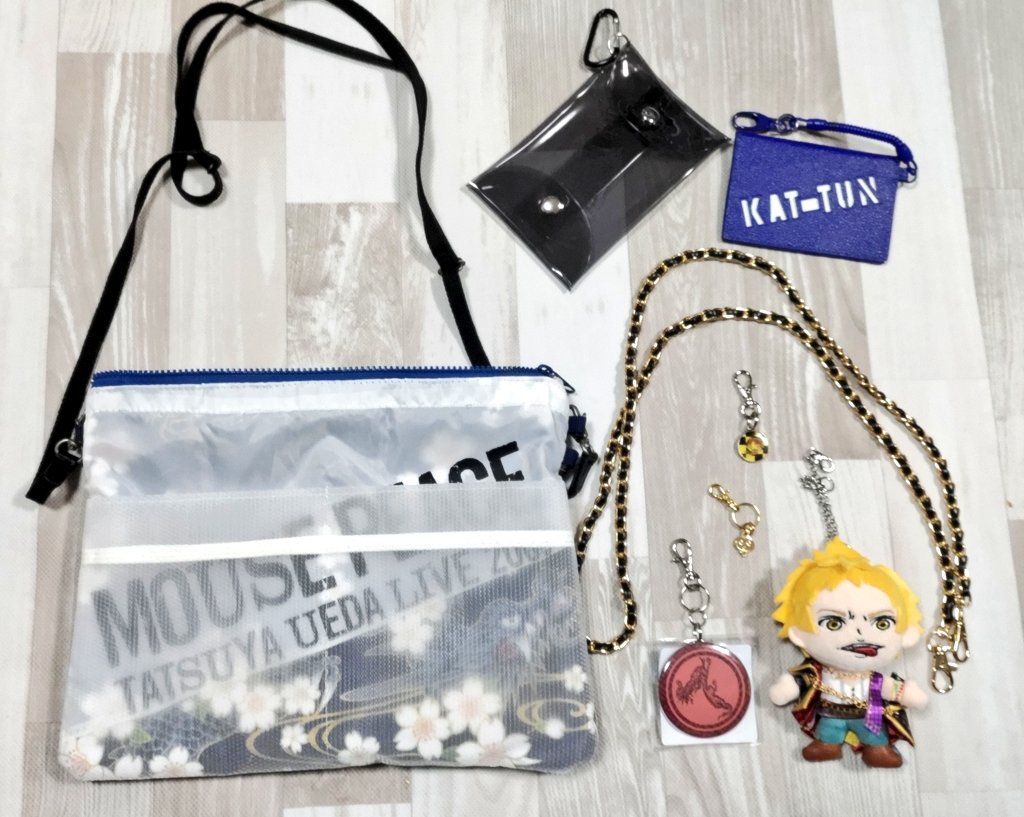 KAT-TUN上田くんの2008マウスピースグッズのエコバッグをサコッシュに