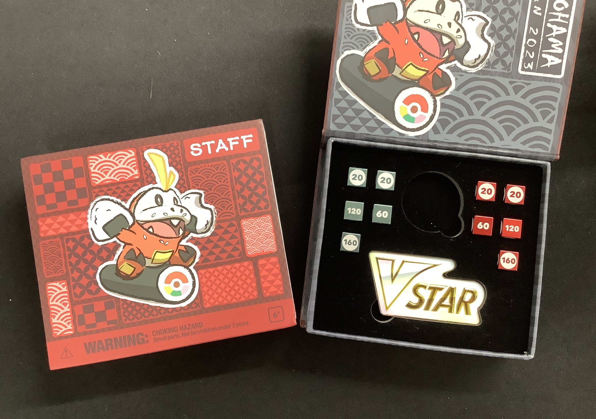 psa10 wcs2023 ホゲータ ＆ダメカンサイコロ staff限定 psa10 wcs2023