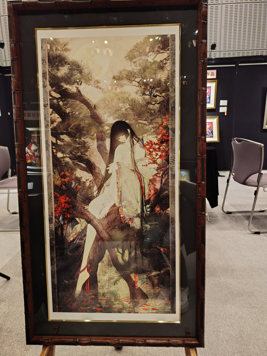 初版画購入は、皐月恵先生の永劫の庭です😆 お迎えするのが楽しみです