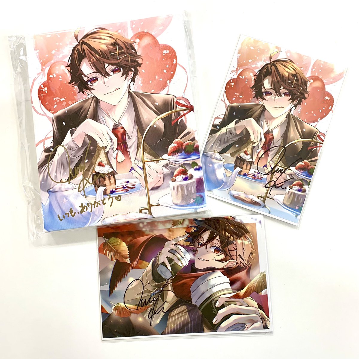 おなつのにびたし ウェブポン 直筆サイン入り アクリルプレート