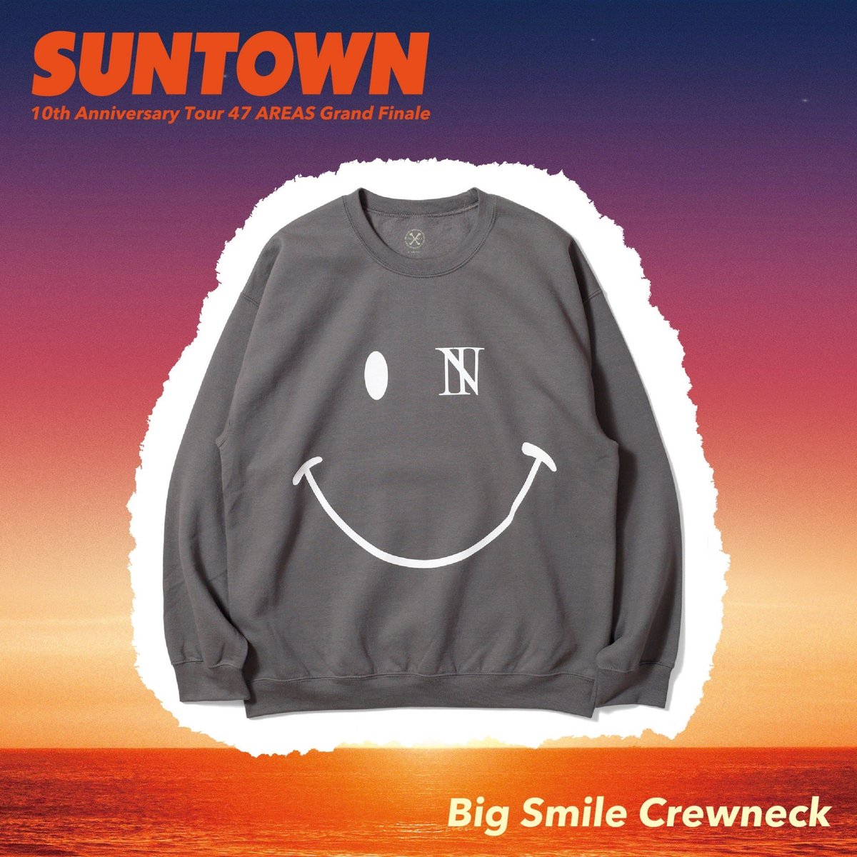 ミュージシャン The BONEZ Big Smile Crewneck The BONEZ Big Smile