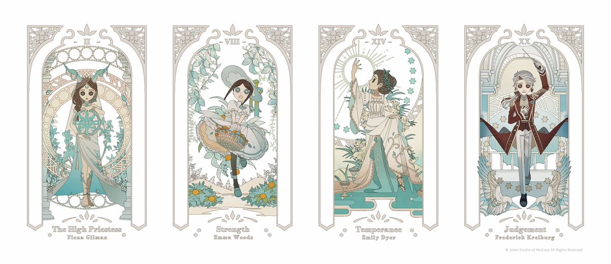 IdentityV 第五人格 「アルカナシリーズ」 グッズイラストを担当させて