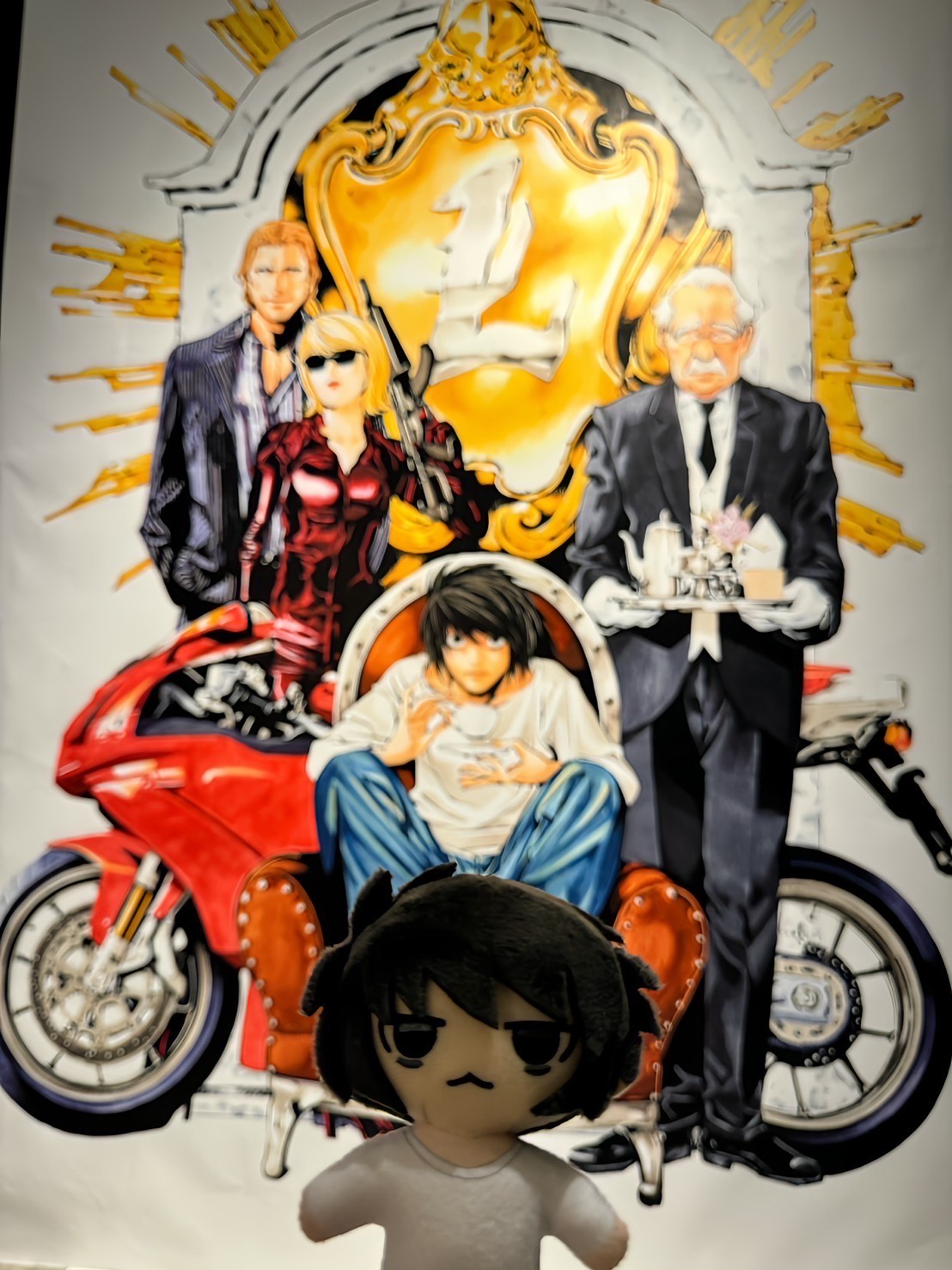 デスノート「L」B2ポスター 中古】ポスター B2ポスター(小畑先生描き