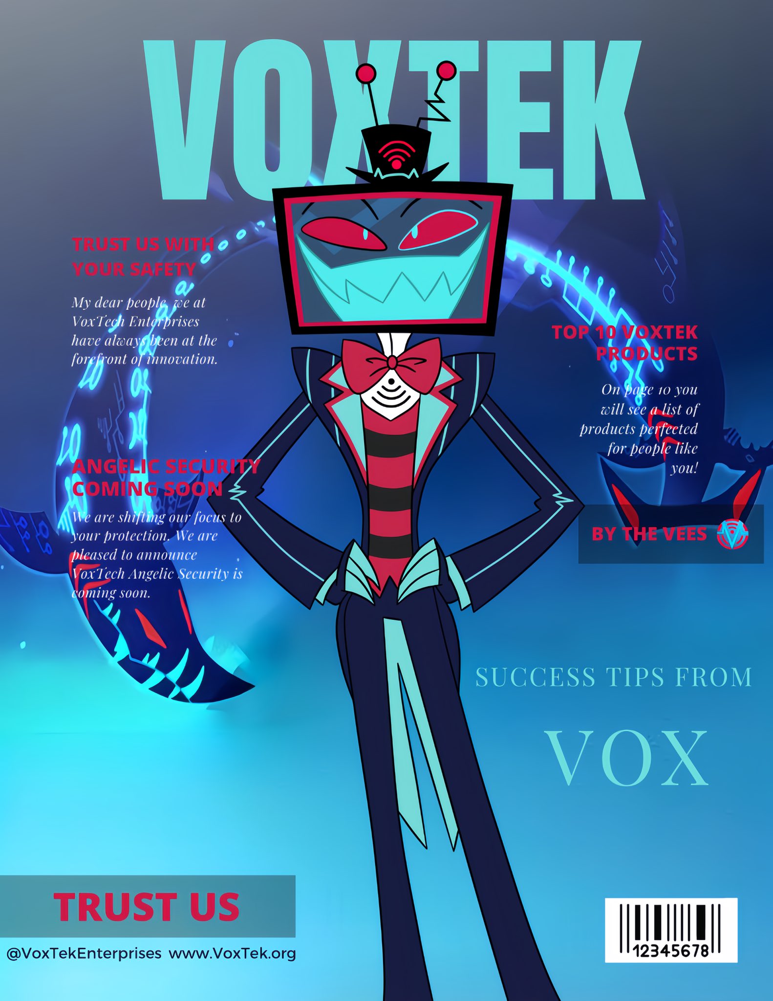 Hazbin Hotel ハズビンホテル Vox ポスター Hazbin Hotel ハズビン