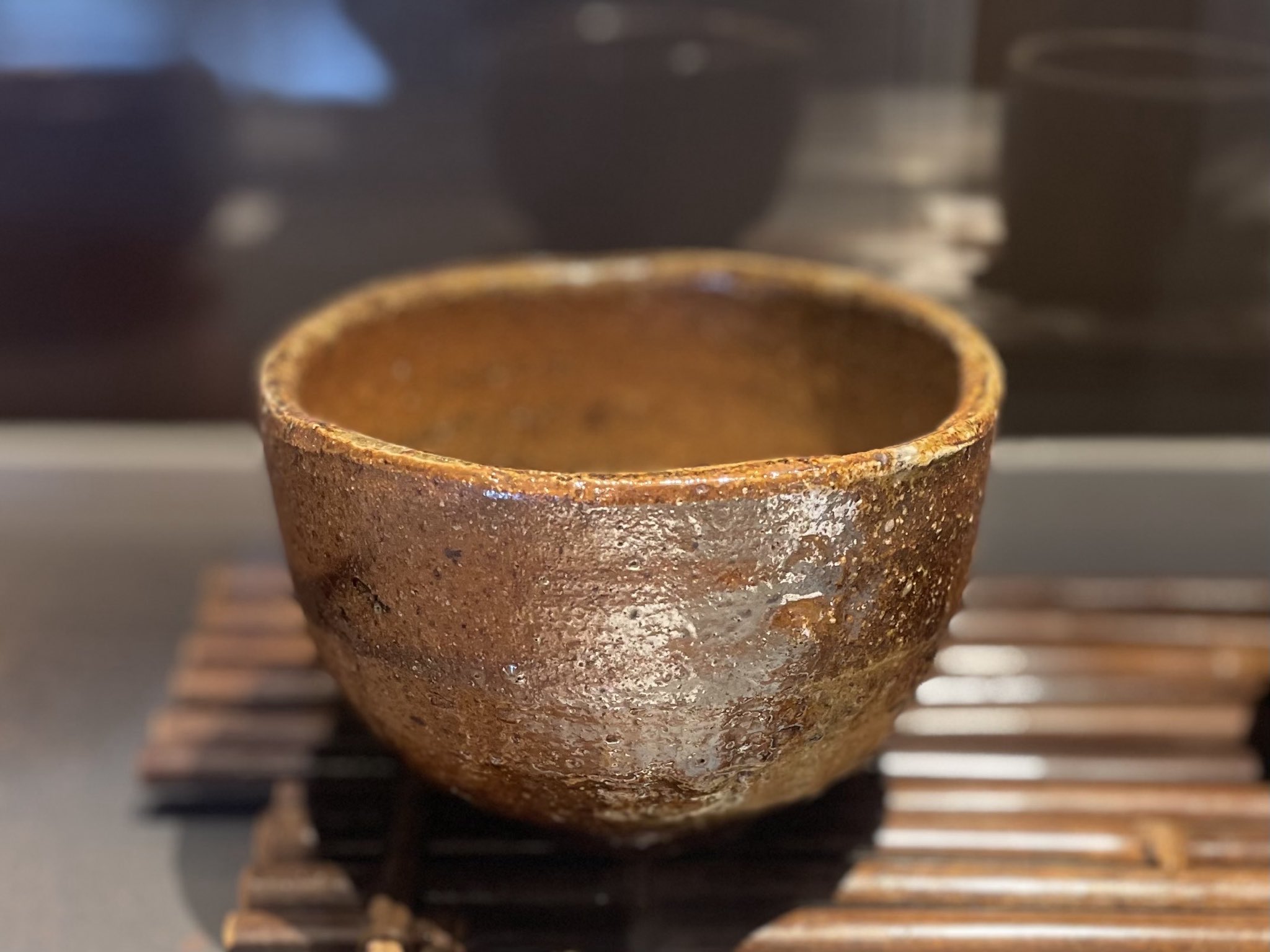 魯山人備前風茶碗