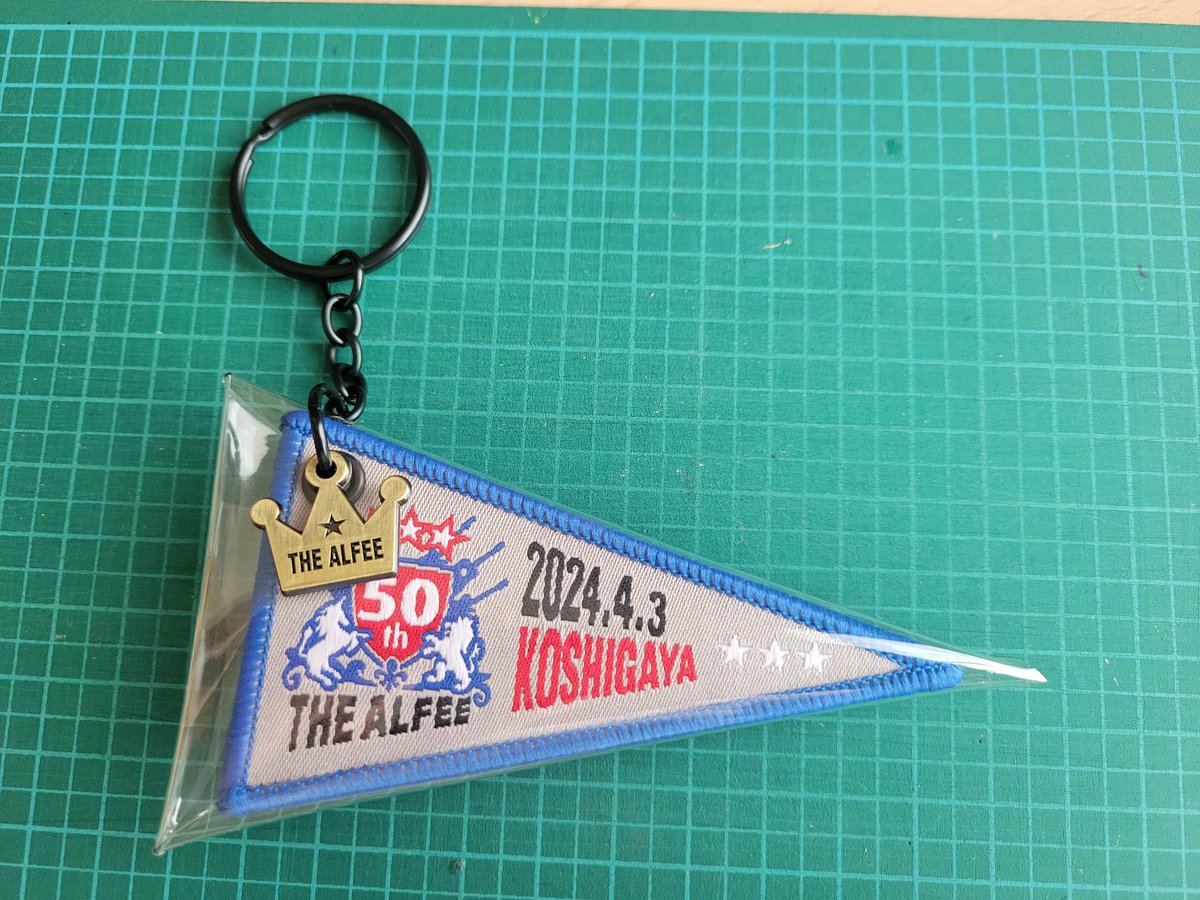THE ALFEE ペナントキーホルダー(Birthday)&リストバンド THE ALFEE