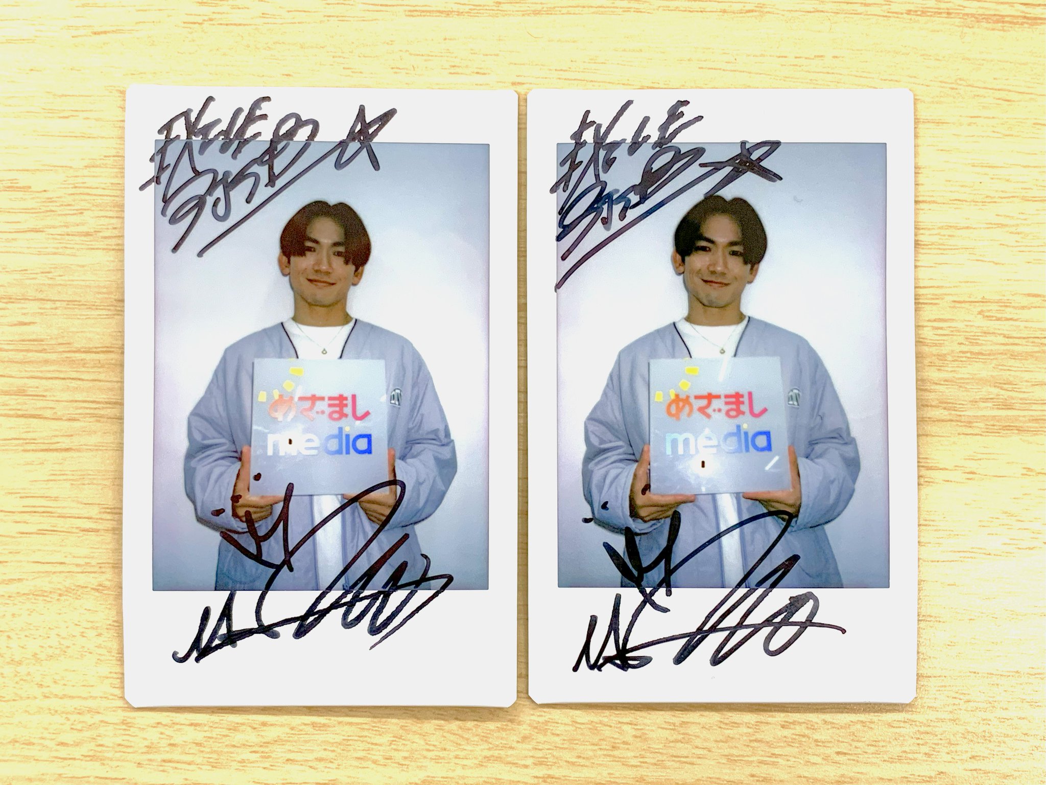 三代目直人のサイン入りTシャツ EXILE NAOTO サイン入りTシャツ 三代目