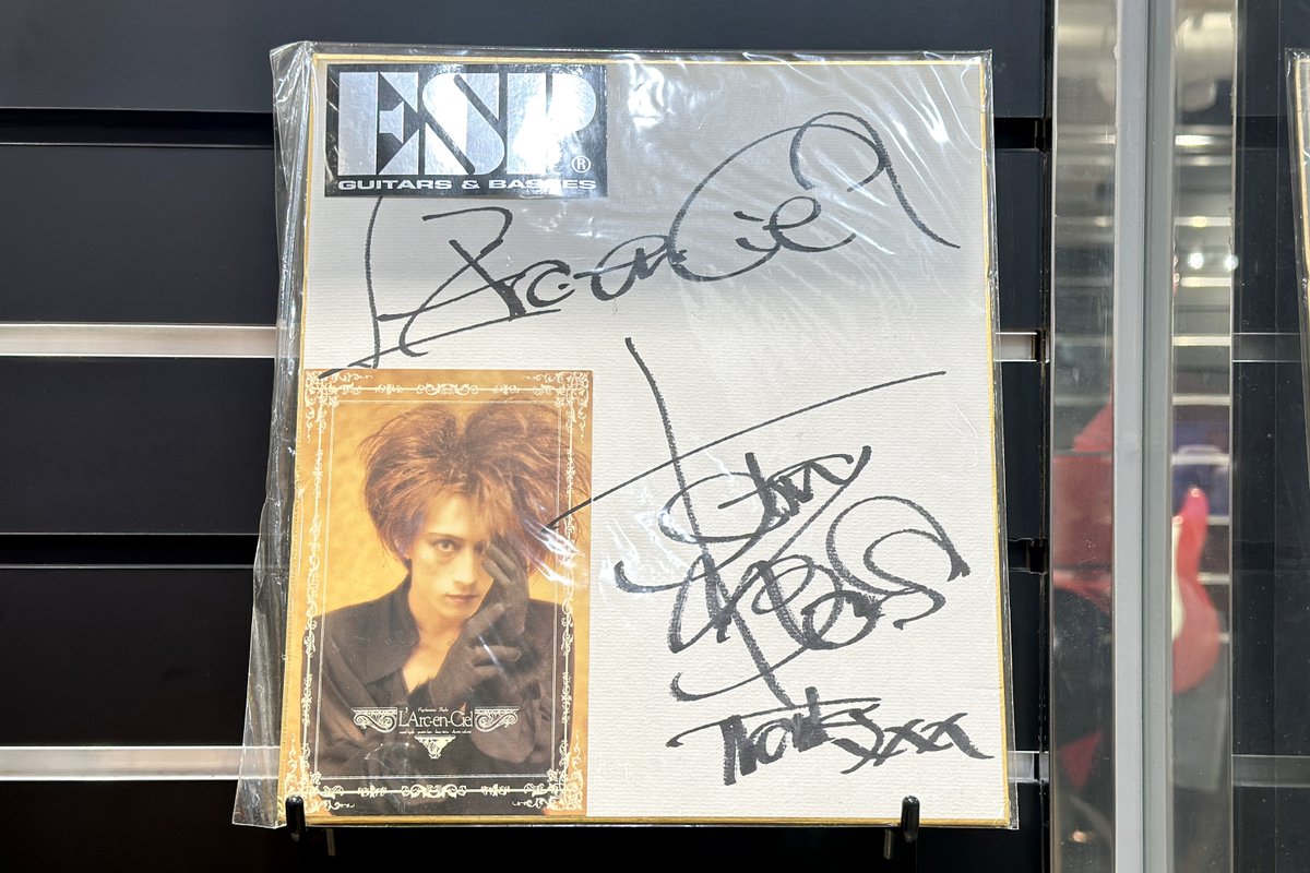 ラルクTETSUYAサイン入りポスター 【公式通販】