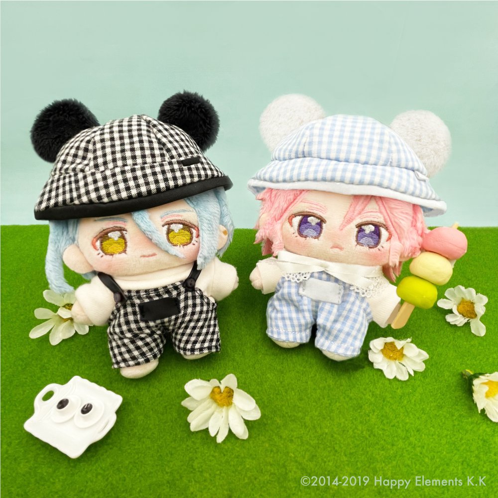 もち様専用】あんスタ ぬい服 いつぬい サロペット ブルー・ピンク①