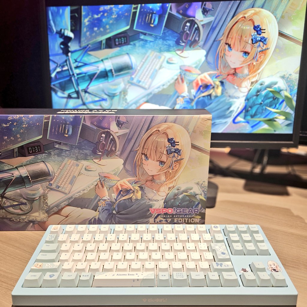 安い 藍沢エマ キーボード ぶいすぽっ！ GEAR ゲーミングキーボード
