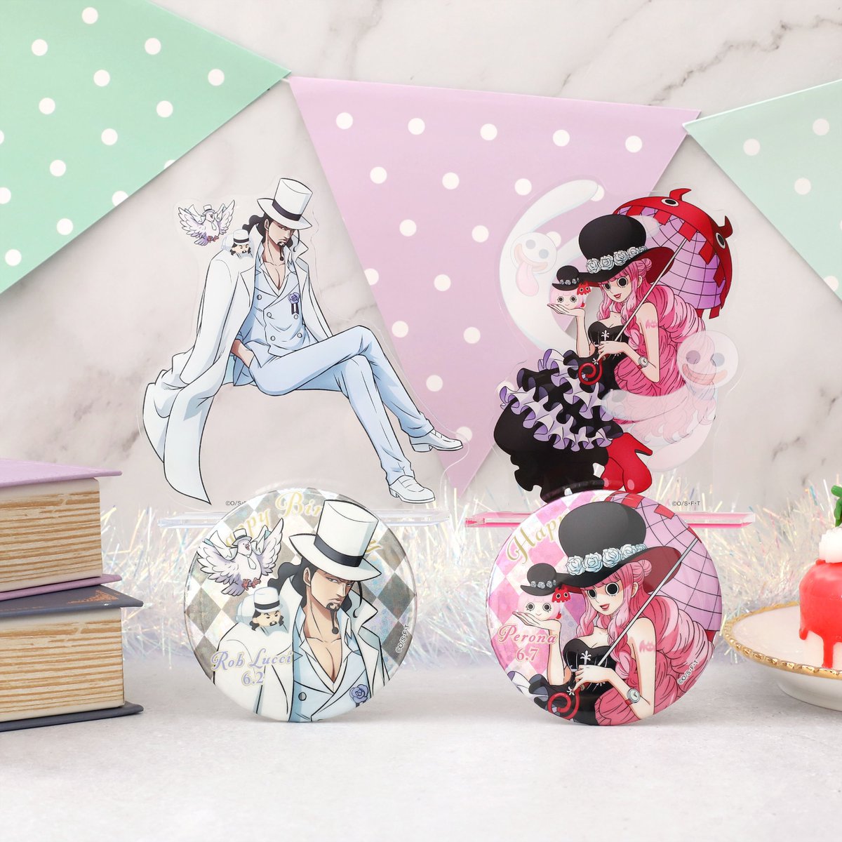 ワンピース バースデーアクリルスタンド ロー ベポ 2019 希少 レア