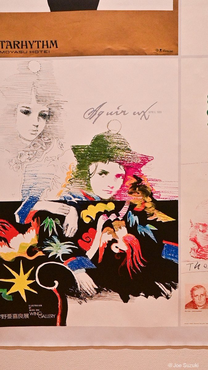 宇野亜喜良」展、再訪。 900点の圧倒的展示量。 前回訪れた時見落とし