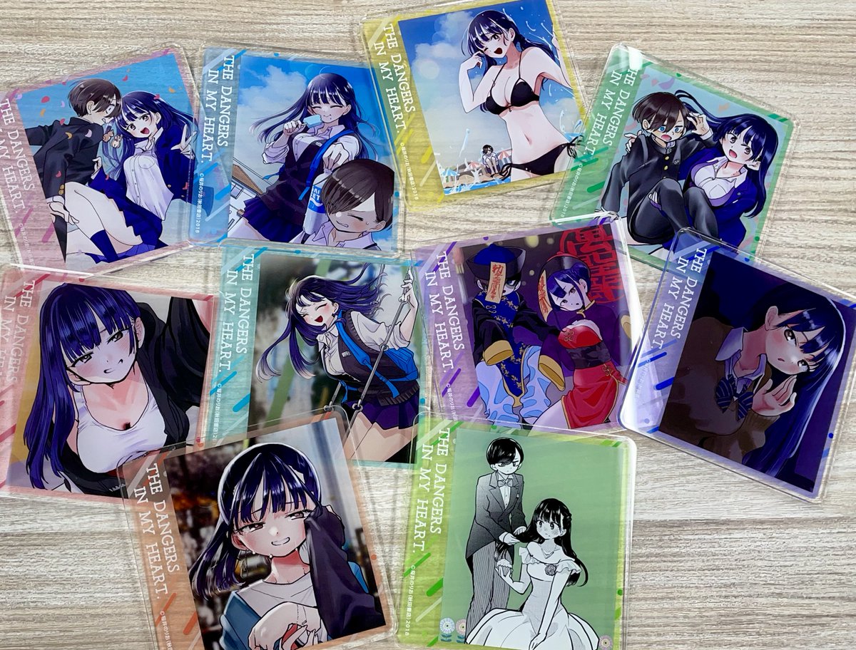 僕の心のヤバいやつ アニメイトカフェ グラッテ アクリルコースター 僕