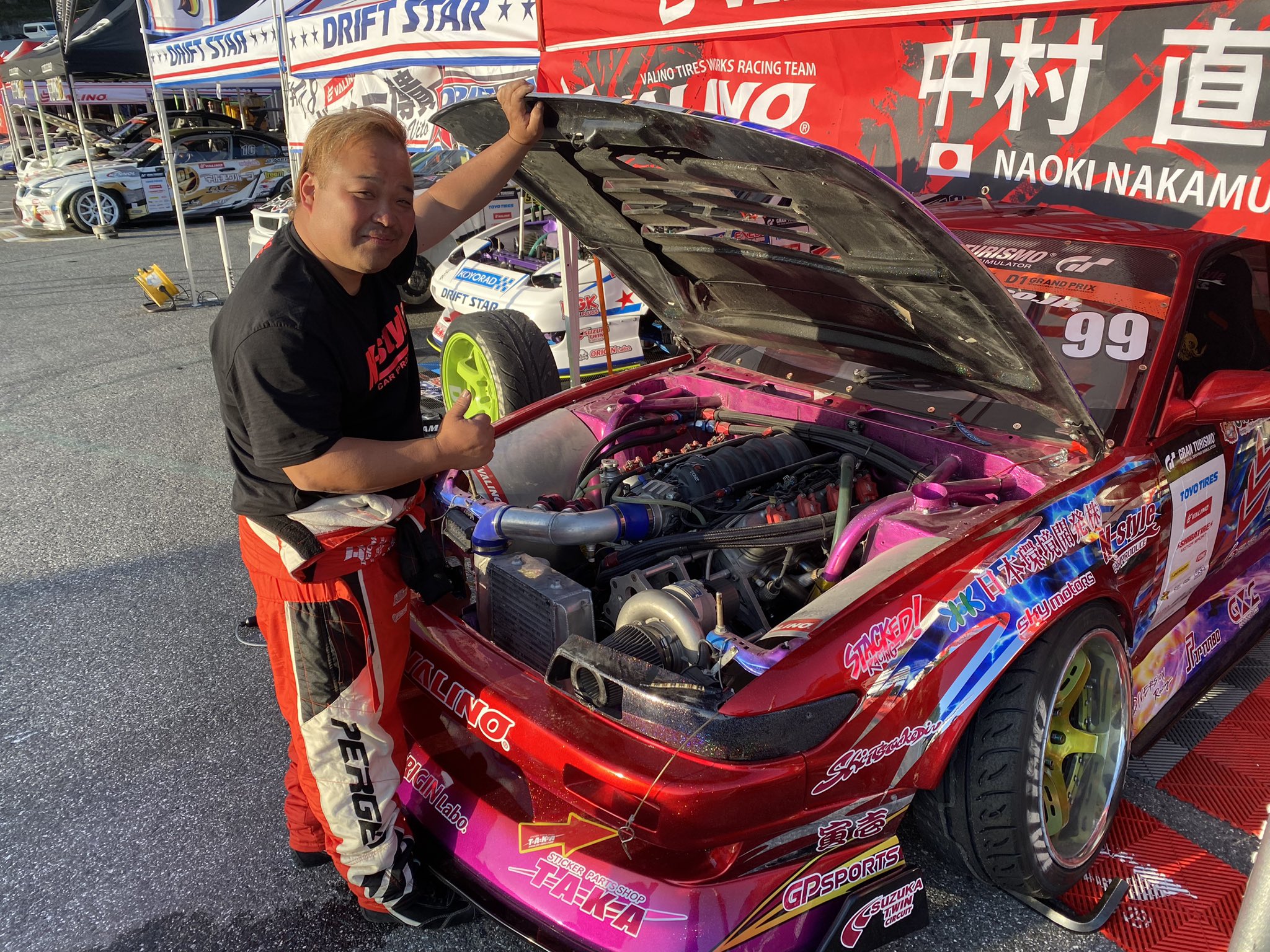 1/10 アディクション S13 シルビア V8 2024中村直樹 未使用ボディ