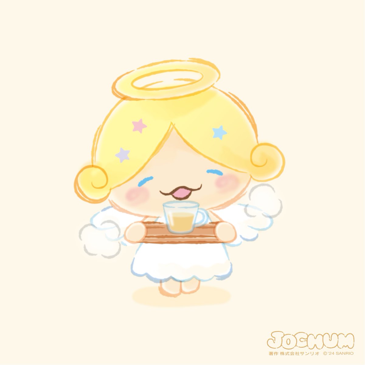 👼「今週もがんばったもこね～☕」 #JOCHUM #もこ #CHUMILY