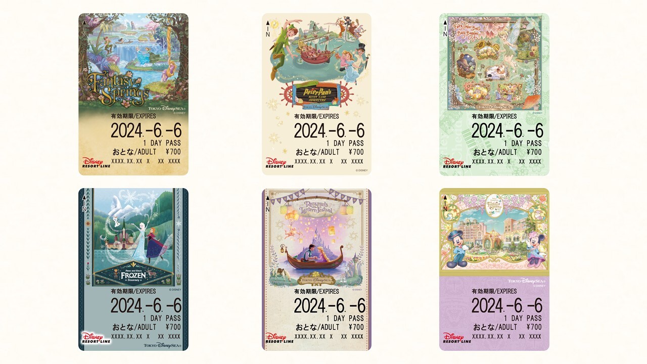 使用済】①特殊デザイン ディズニーリゾートライン 切符 パス リゾラ
