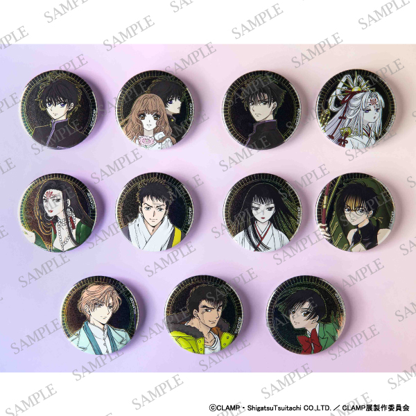 ◤CLAMP展 商品情報◢ □ホログラム缶バッジコレクション 東京BABYLON