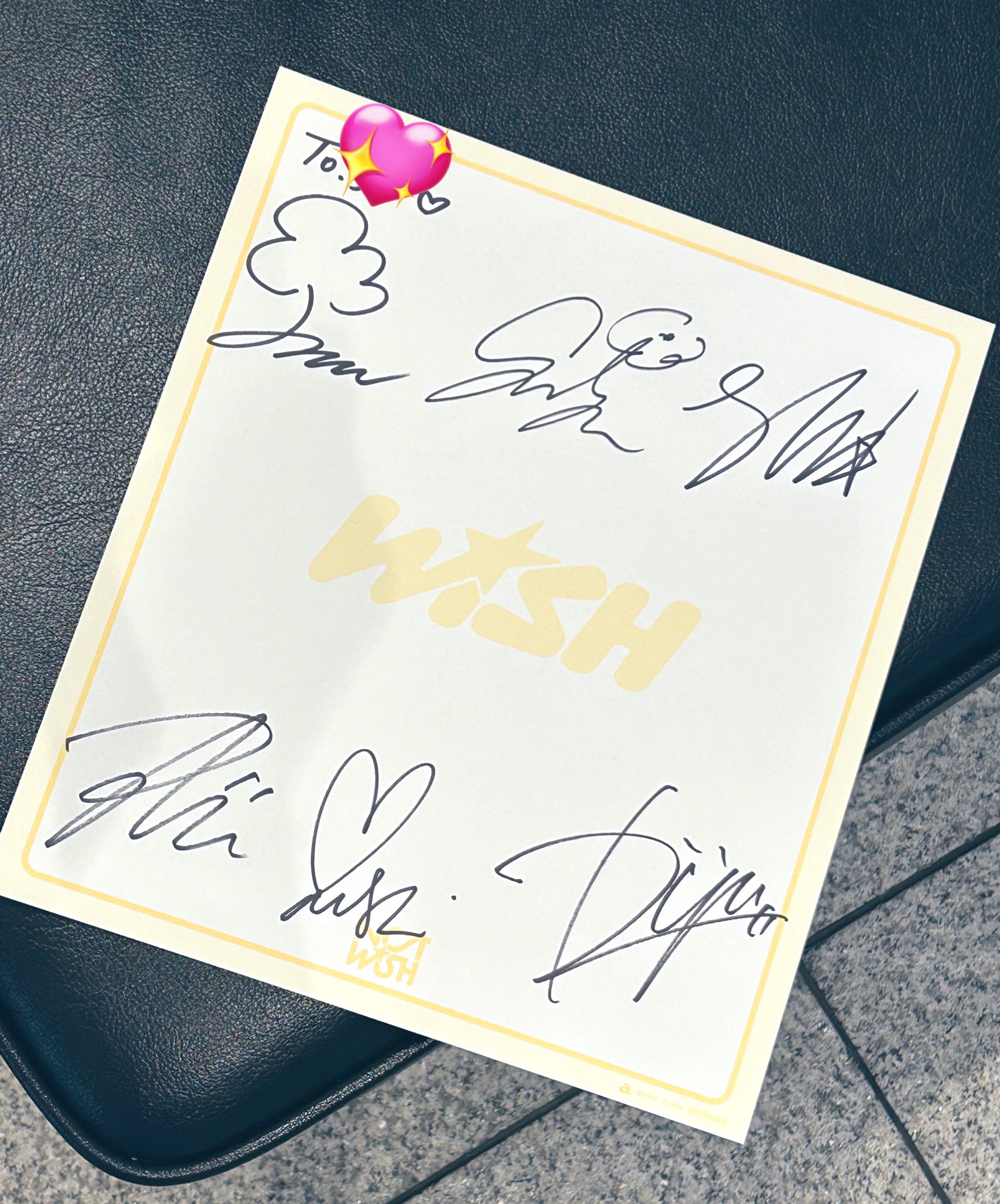 ジェヒ nct wish サインボール