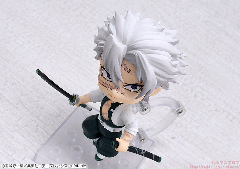 鬼滅の刃 ねんどろいど 不死川実弥 交換用表情パーツには、勝ち気な