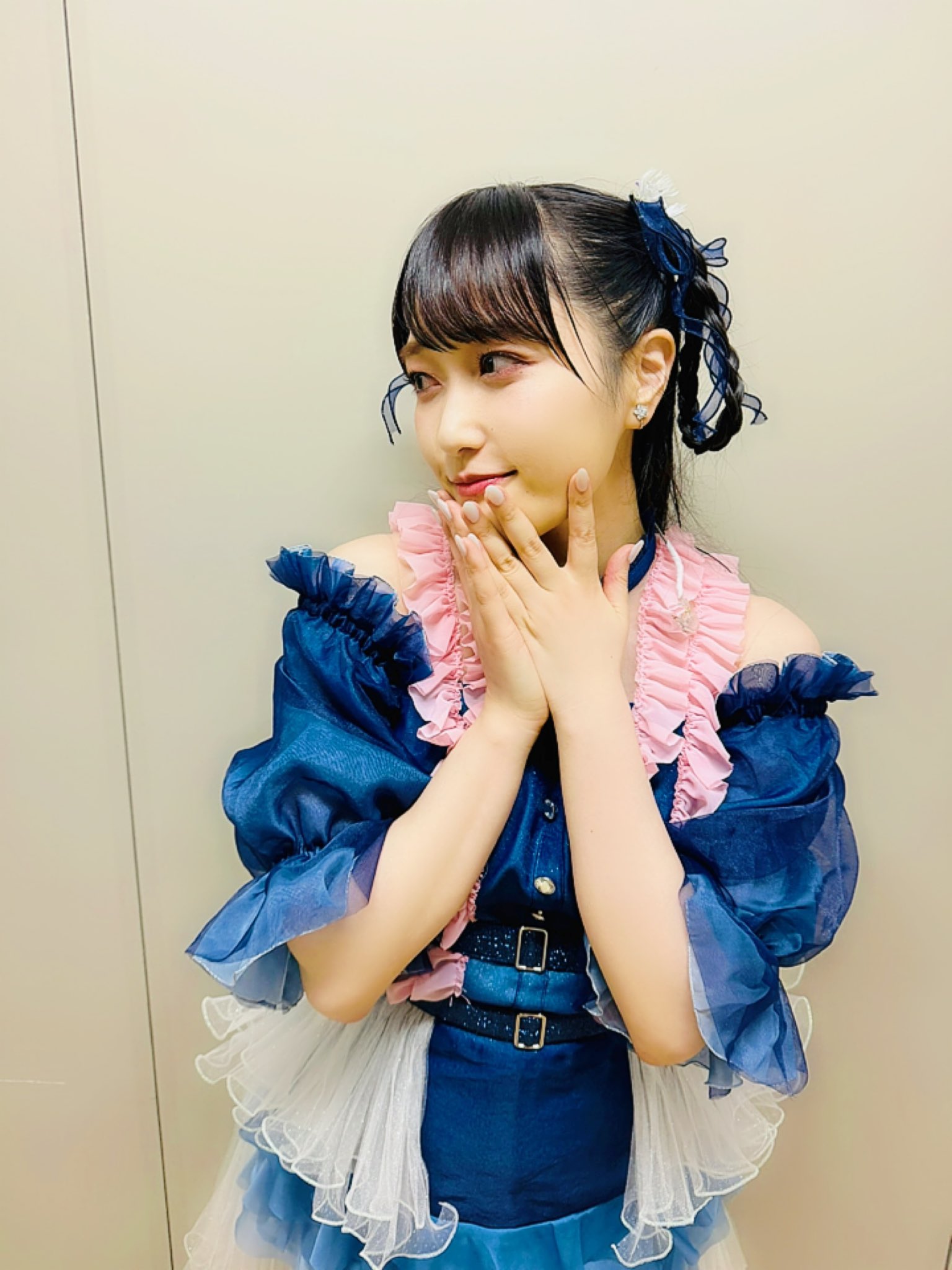 i☆Ris 久保田未夢 法被 12th,たすき,うちわ,セット i☆Ris 久保田未夢