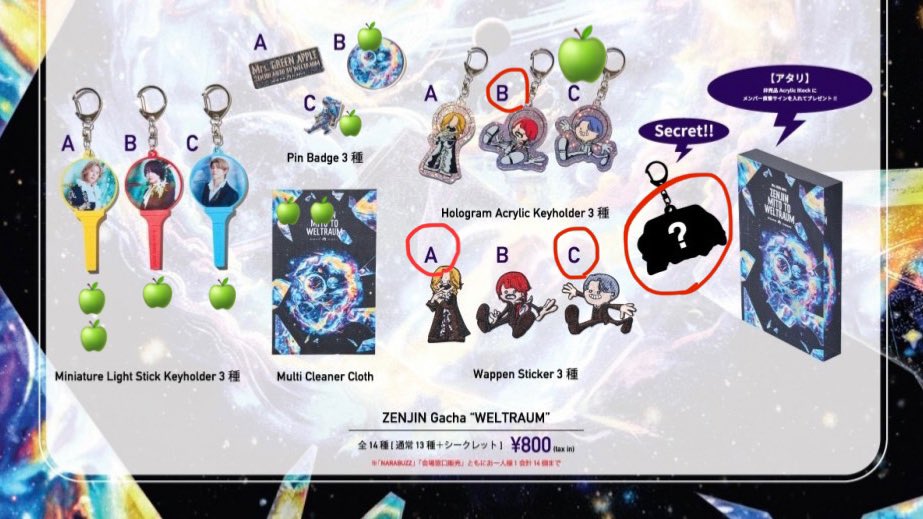 Mrs. GREEN APPLE ピンバッジ 炭*素様 Mrs. GREEN APPLE ピンバッジ