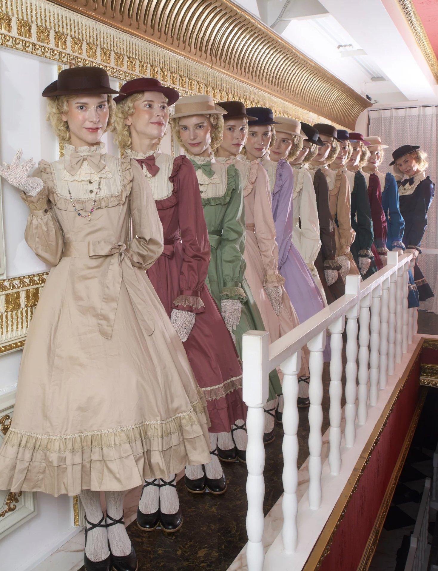 フランスヴィクトリア時代のドレス