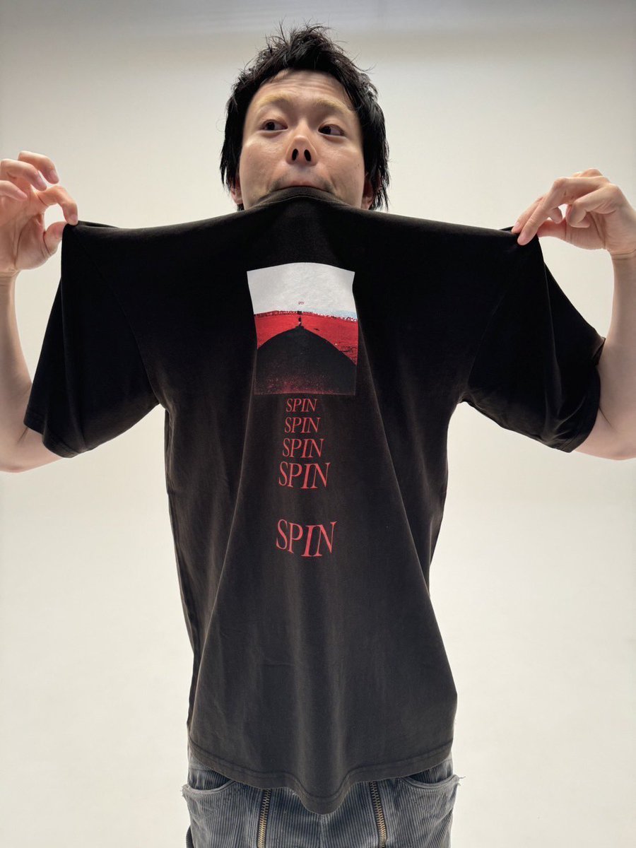 菅田将暉 ライブTシャツ スダマ牛乳 Lサイズ 菅田将暉アルバム『SPIN』本人