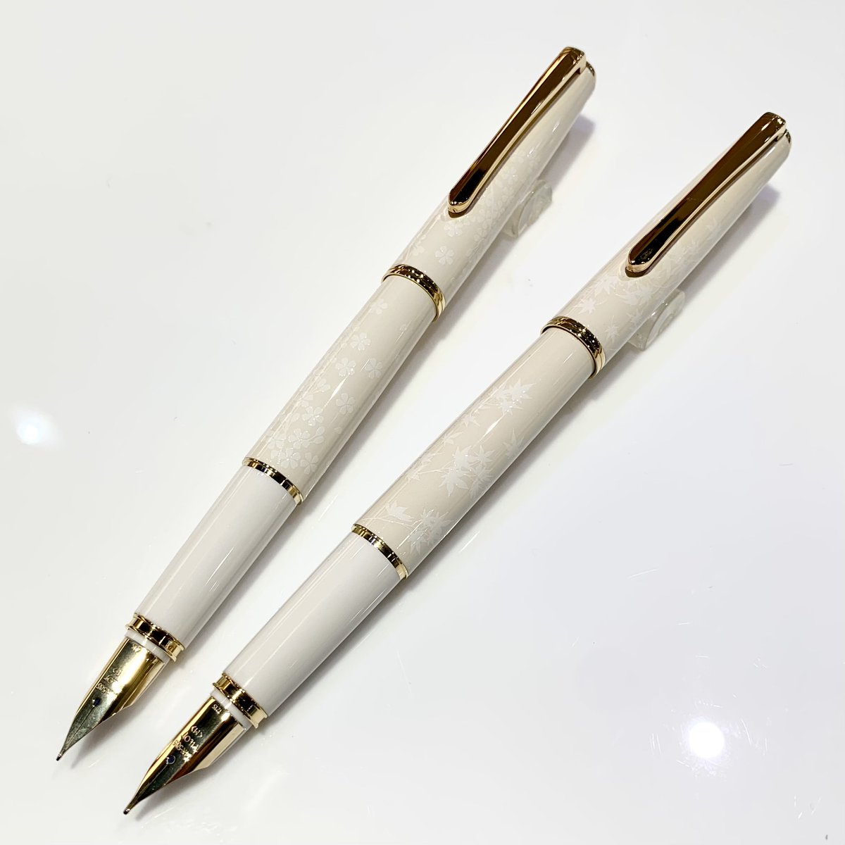 PILOT パイロット 万年筆 レディホワイト 桜 サクラ中字 M