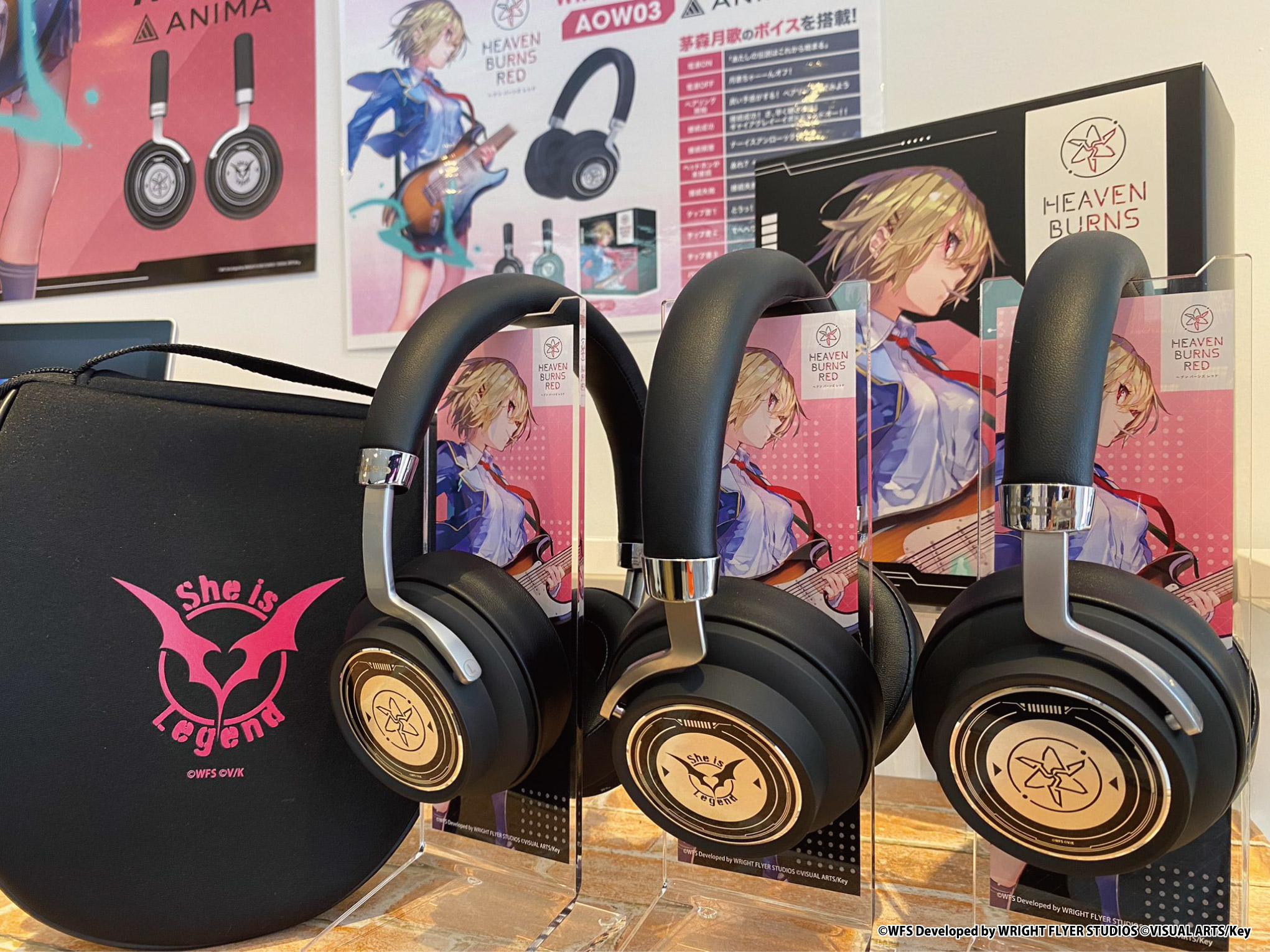 ヘブンバーンズレッド ヘッドホン AOW03 ヘブバン ヘブンバーンズ