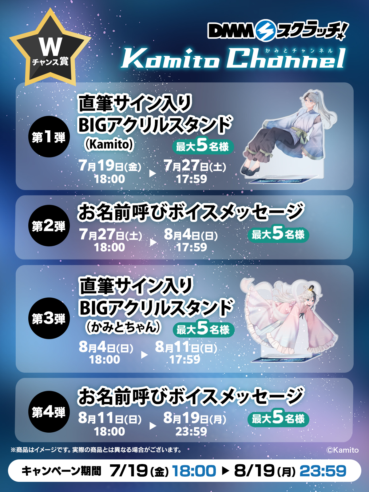 まふまふくじ 1ロット 7月4日(金)より、『まふまふ』の