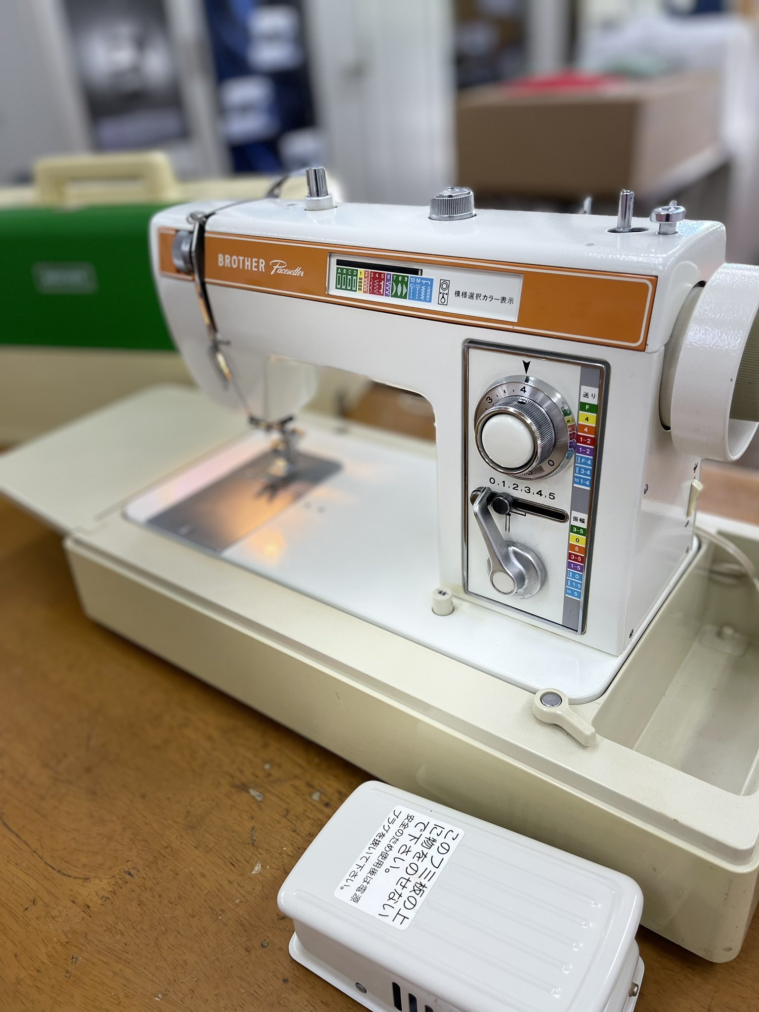 BROTHER ZZ4-B707 ペースセッターF 通電確認済み ブラザー ミシン