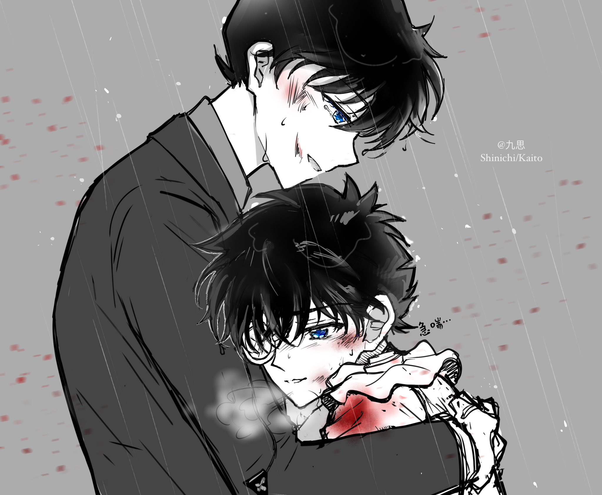 超貴重】まじっく快斗1412 特典B2タペストリー 怪盗キッド&工藤新一