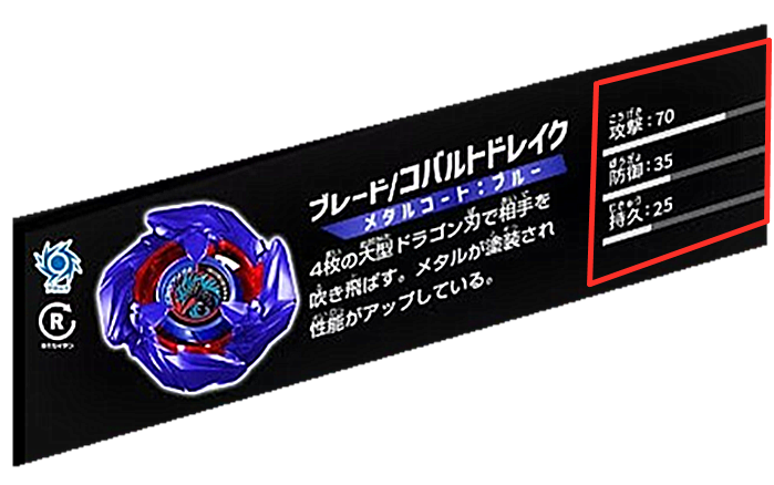 ベイブレードX BX-00 コバルトドレイク メタルコートブルー 新品 未